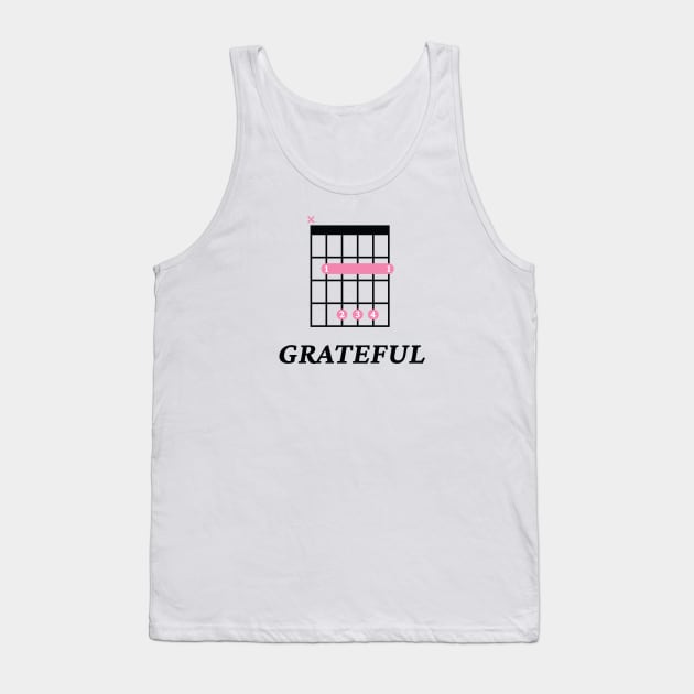 B Grateful B Guitar Chord Tab Light Theme Tank Top by nightsworthy